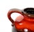 Ceramic Mid-Century West German Glazed Porcelain Vase Red, Green & Brown 8.5" Tall For Sale - Image 7 of 11