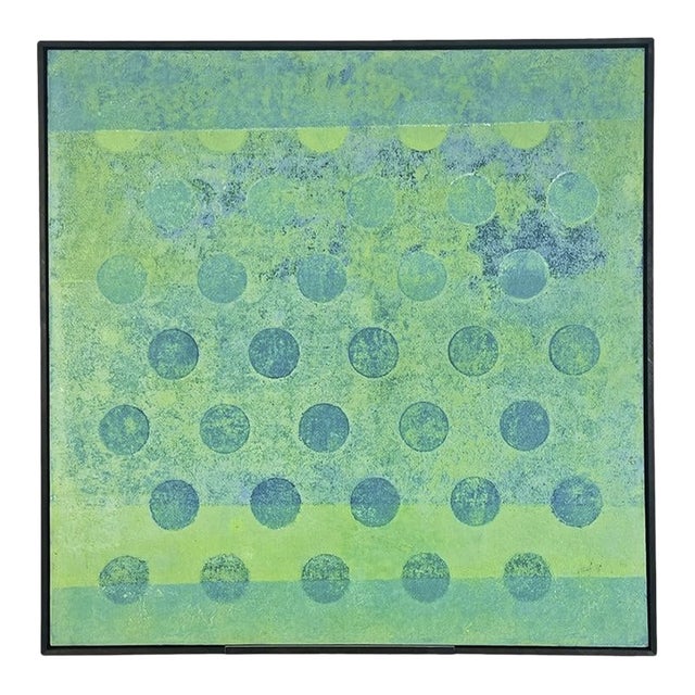 Marco Schidli “Dots” A483 Abstract Painting, Acrylic on Canvas 2019 For Sale