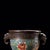 Turquoise Vintage Cloisonné Enamel Censer With Beast Handles and Lotus Motif For Sale - Image 8 of 9