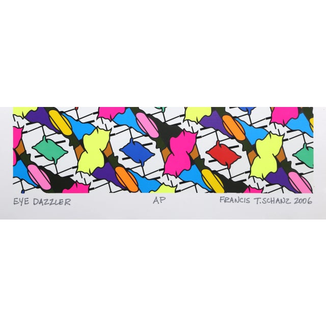 Eye Dazzler Francis Schanz Year: 2006 Size: 18.5 in. x 12 in. Screenprint in Day-Glo ink, signed, numbered, and dated in...