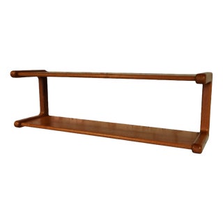 Wall-Mounted Shelf in Teak from Dyrlund, Denmark, 1960s For Sale