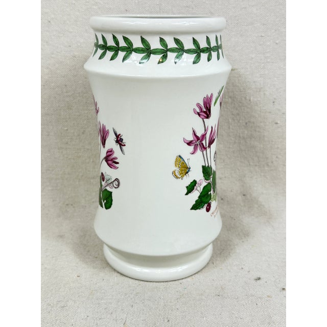English Vintage Botanical Vase For Sale - Image 3 of 8