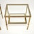 Vintage French Brass and Glass Side Tables, 1960, Set of 2 For Sale - Image 6 of 11