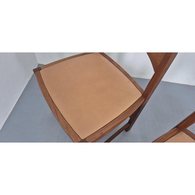 Danish Modern Teak and Leather Dining Chairs by Mikael Laursen, 1970s, Set of 4 For Sale - Image 15 of 18