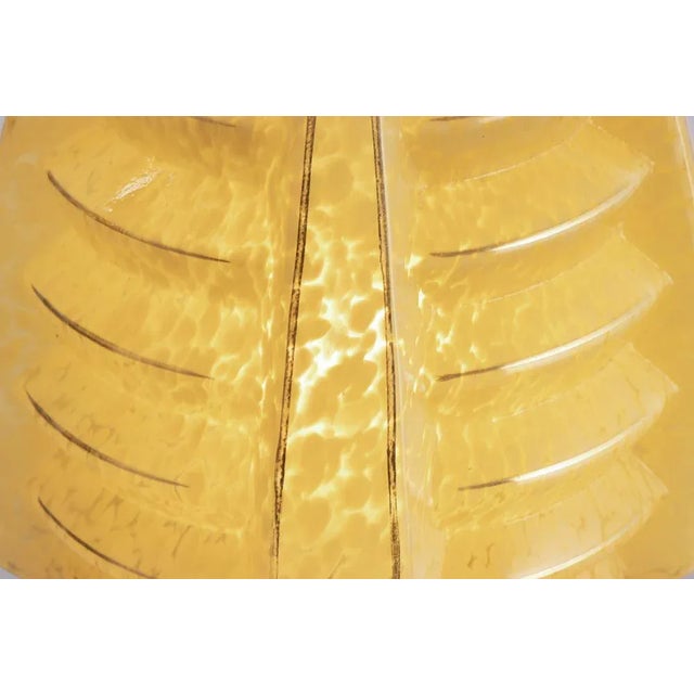 Art Deco British Table Lamp with Mottled Glass Shade, 1930s For Sale - Image 9 of 10