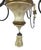 French Country 9-Light Wrought Iron Chandelier With Carved Wood Accents For Sale - Image 12 of 13