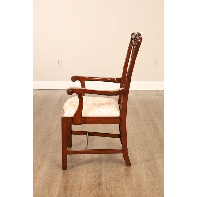 Scarborough House Chippendale Style Pair Of Mahogany Armchairs For Sale - Image 15 of 18