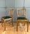 Mid-Century Modern Pair of Vintage Mid Century Wood and Leather Chairs For Sale - Image 3 of 12
