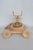 Cream 1982 Western Electric Rotary Telephone Celebrity Design Line Gold Accents 5127b For Sale - Image 8 of 12