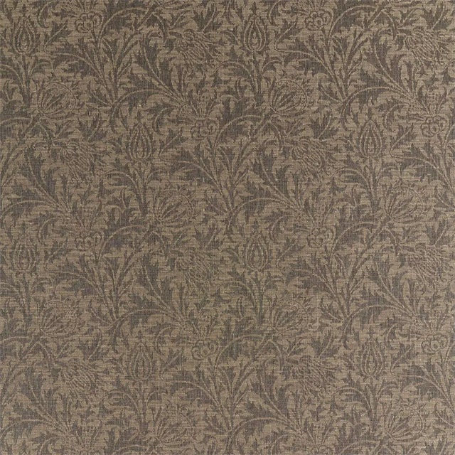Morris & Co Thistle Weave Fabric in Flint For Sale