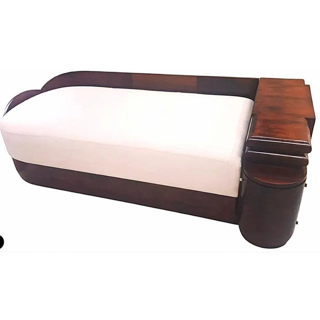 Art Deco Velvet Daybed For Sale - Image 11 of 11