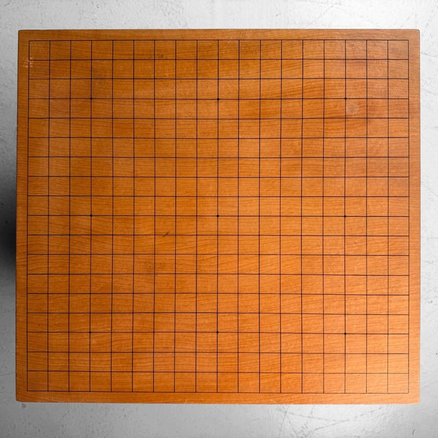 Japanese Wooden Go Set Goban with Stones, 1960s For Sale - Image 4 of 13