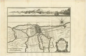 Map of the Environs of Batavia, 1750