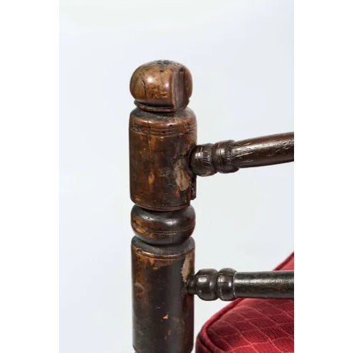 Late 18th Century 18th Century English Oak Armchair For Sale - Image 5 of 11