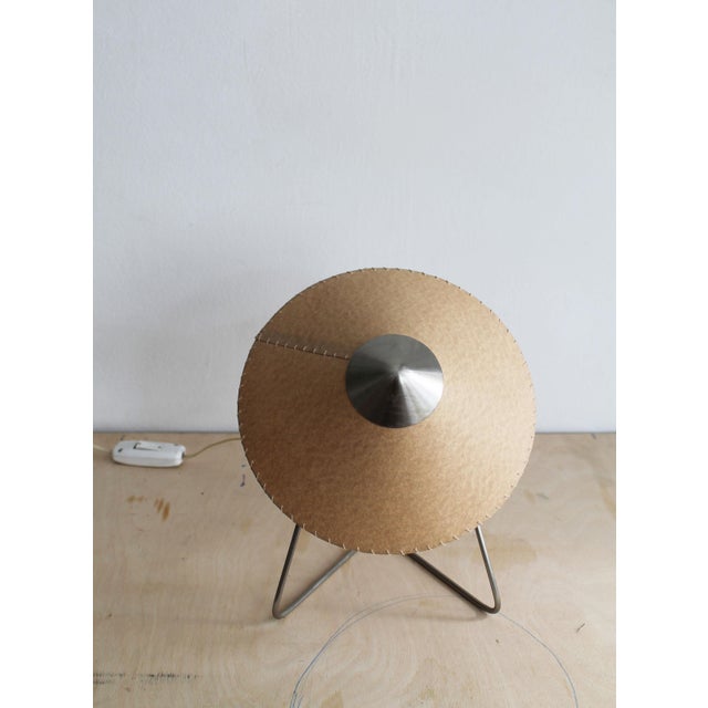 Brown Vintage Table Lamp by Helena Frantová, Czechoslovakia, 1953 For Sale - Image 8 of 14