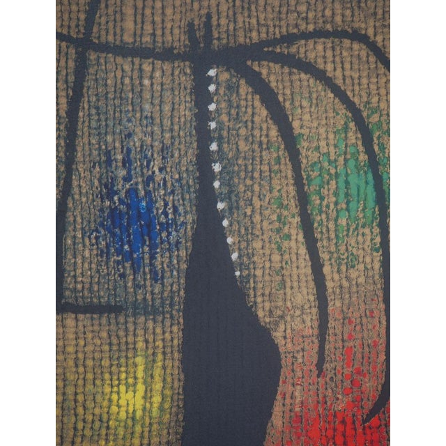 After Joan Miro, Lascivious Woman, 1965, Lithograph For Sale - Image 4 of 5