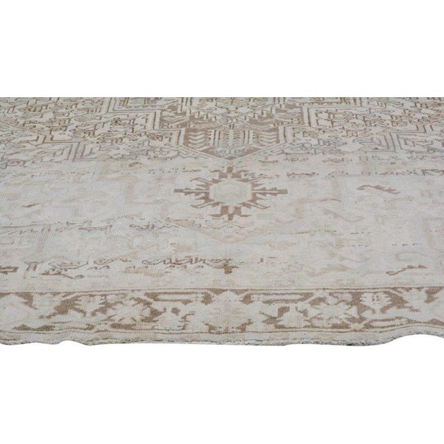 Traditional Vintage Turkish Anatolian Hand Knotted Wool Rug, 7'4"x10'1" For Sale - Image 3 of 6