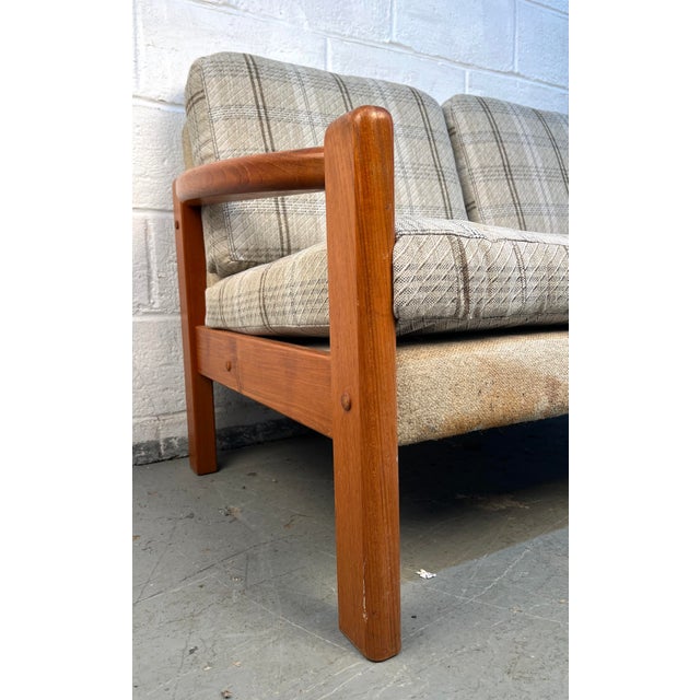 Mid 20th Century Danish Teak Mid-Century Modern Sofa For Sale - Image 10 of 18