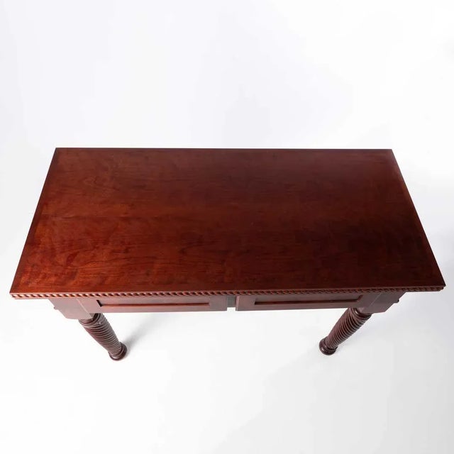 Late 20th Century Late 20th Century Contemporary Cherry Server With Rope Turned Legs For Sale - Image 5 of 12