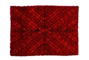 20th Century Modern Scandinavian Rya Rug attributed to Ab Wahlbecks, 1970s