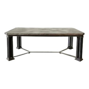 Late 20th Century Vintage Iron Rectangular Coffee Table