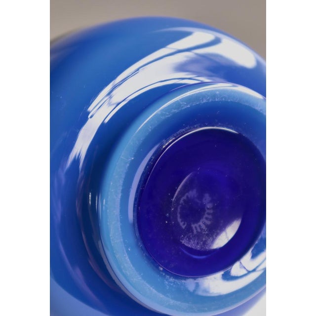 Vintage Italian Art Glass Bottle by Gio Ponti for Venini, 1950s For Sale - Image 13 of 15