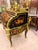 Museum Quality Rococo Marquetry Secretary Black & Gold Writing Bureau For Sale In Orlando - Image 6 of 10