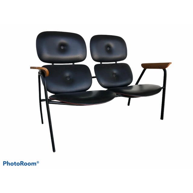 Poltronova Vintage European Poltranova Midcentury Settee For Sale - Image 4 of 9