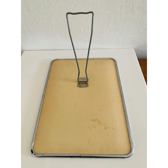 Metal Mid-Century French Barber Mirror, 1960s For Sale - Image 7 of 14