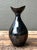 Vintage Black Glazed Ceramic Vase For Sale In West Palm - Image 6 of 12
