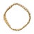 Contemporary 10K Yellow Gold 5.0 Cttw Diamond Double Row S-Link Cuban Bracelet (J-K Color, I2-I3 Clarity) - 7.25" Inches For Sale - Image 3 of 6