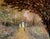 This evocative vintage Impressionist mixed-media painting by American artist James G. Llewelyn (1921–2019) captures the...
