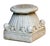 Antique Carrera Marble Column Base For Sale In Los Angeles - Image 6 of 11