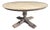 Large Farmhouse Round Dining Table in Oak, 1940 For Sale