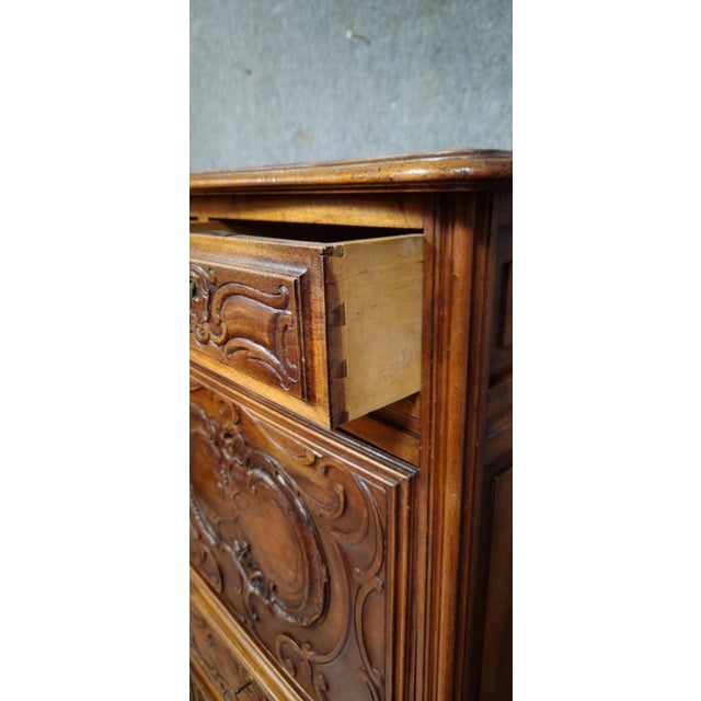 Antique Secretaire in Walnut, 1800s For Sale - Image 9 of 15
