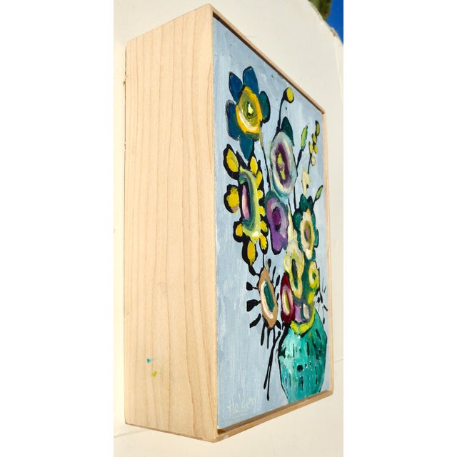 Abstract Abstract Vase in Lavender For Sale - Image 3 of 5