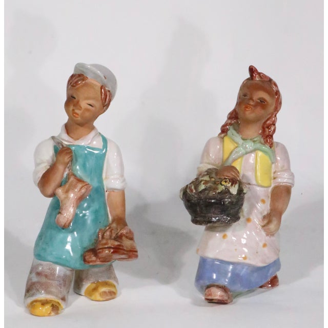 Two Ceramic Figurines Made in Hungary For Sale - Image 13 of 14