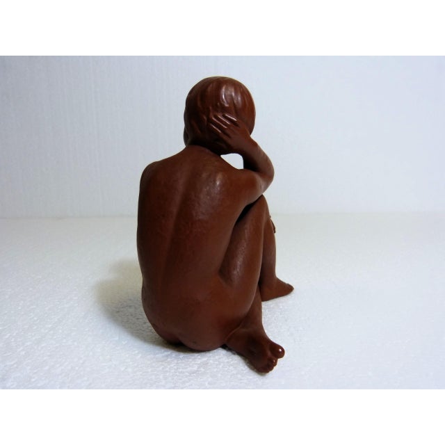 Goebel, Terracotta Nude Women 1960s, Set of 2, 1960s, Ceramic For Sale - Image 15 of 18