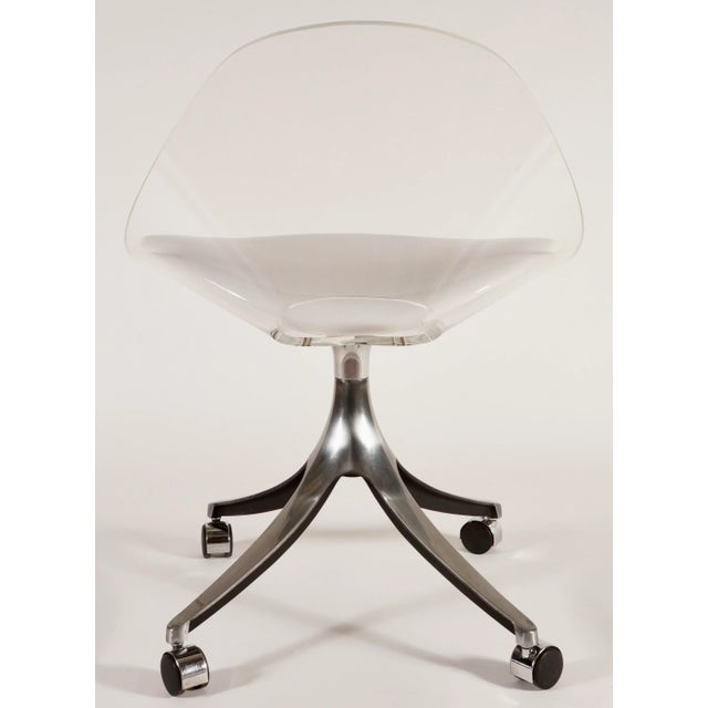 1970s Vintage Lucite Office Chair by Creations at Dallas For Sale - Image 4 of 9