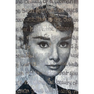 Christina Major, Original Oil On Canvas Painting Titled: Audrey, 2020 For Sale