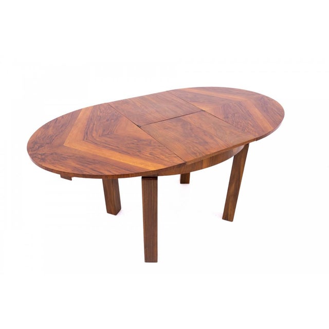 Vintage Polish Art Deco Table, 1949s For Sale - Image 11 of 13