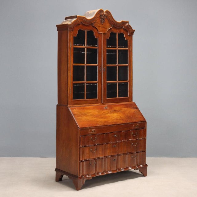 Early 20th Century Walnut Trumeau For Sale - Image 16 of 16
