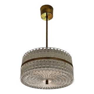 Glass Pendant Lamp by Carl Fagerlund for Orrefors, 1960s For Sale