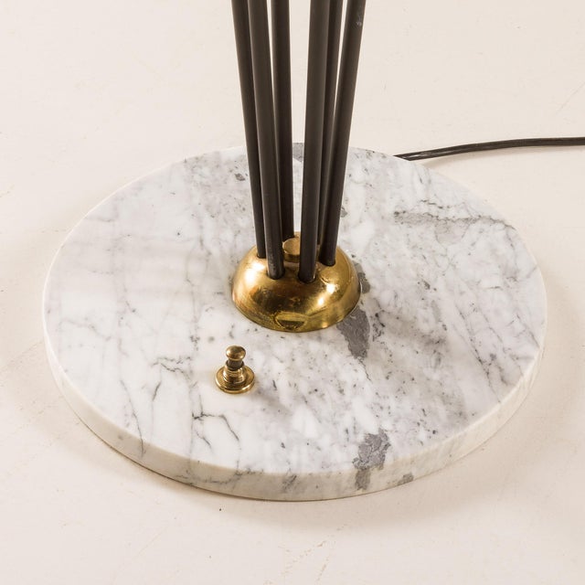 Black Mid-Century Modern Italian Floor Lamp from Stilnovo, 1960s For Sale - Image 8 of 10