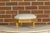 French Neoclassical 19th Century Carved Giltwood Footstool with Linen Upholstery For Sale - Image 9 of 12