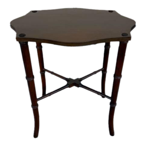 Vintage Regenecy Style Faux Bamboo Side Table