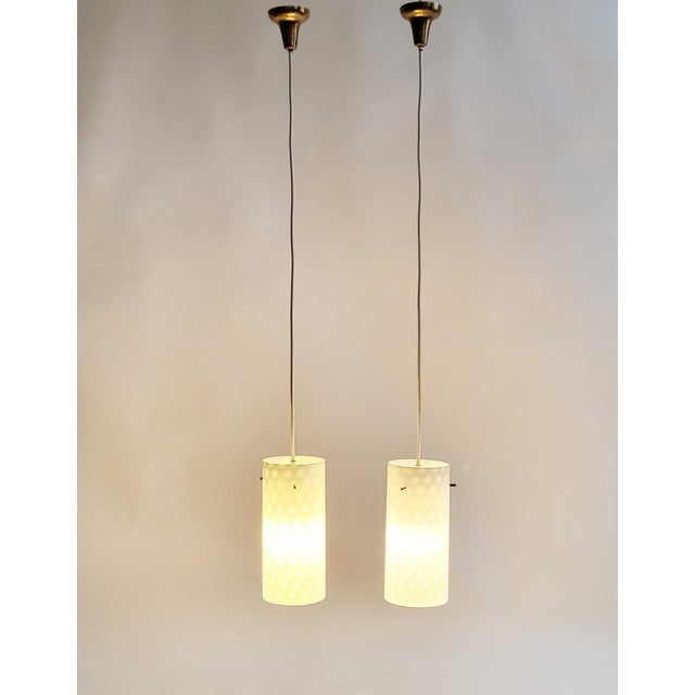 Mid-Century Modern Polkadot Pendant Lights by Rupert Nikoll, 1950s, Set of 2 For Sale - Image 13 of 13