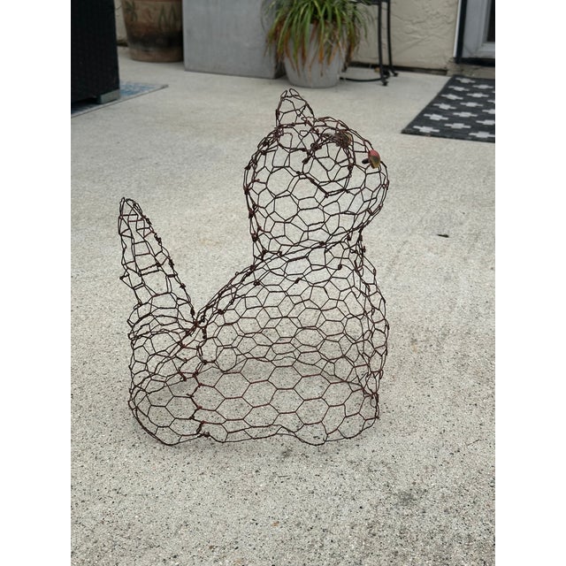 Late 20th Century Cat Topiary Frame Sculpture For Sale - Image 5 of 7