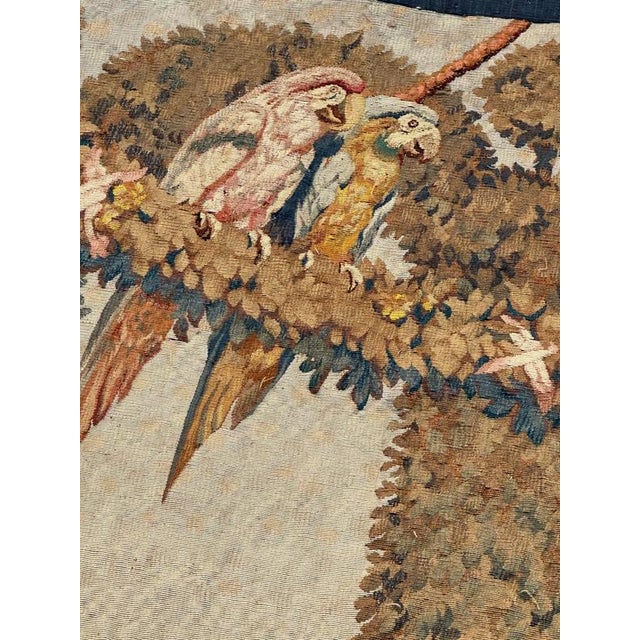 Antique French Silk Beauvais Tapestry by Georges Leroux, 1930s For Sale - Image 17 of 18