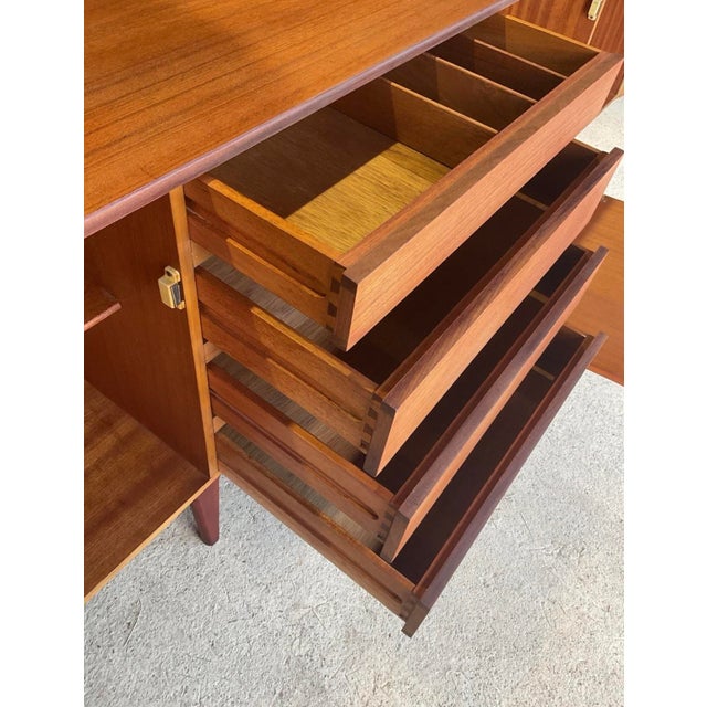 Mid-Century Modern Danish Style Teak Sideboard For Sale - Image 12 of 15